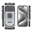 For iPhone 17 Pro Max Sliding Camshield TPU + PC Shockproof Phone Case with Holder(Grey)