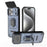 For iPhone 17 Pro Max Sliding Camshield TPU + PC Shockproof Phone Case with Holder(Blue)