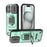For iPhone 17 Sliding Camshield TPU + PC Shockproof Phone Case with Holder(Green)