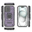 For iPhone 17 Sliding Camshield TPU + PC Shockproof Phone Case with Holder(Purple)