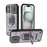 For iPhone 17 Sliding Camshield TPU + PC Shockproof Phone Case with Holder(Purple)