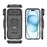 For iPhone 17 Air Sliding Camshield TPU + PC Shockproof Phone Case with Holder(Black)