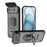 For iPhone 17 Air Sliding Camshield TPU + PC Shockproof Phone Case with Holder(Black)