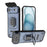 For iPhone 17 Air Sliding Camshield TPU + PC Shockproof Phone Case with Holder(Blue)