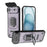 For iPhone 17 Air Sliding Camshield TPU + PC Shockproof Phone Case with Holder(Purple)