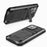 For iPhone 15 Pro Max R-JUST Shockproof Life Waterproof Dust-proof Metal + Silicone Phone Case with Holder(Black)