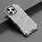 For iPhone 16 Pro Honeycomb Shockproof Phone Case(White)