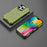 For iPhone 16 Pro Honeycomb Shockproof Phone Case(Green)