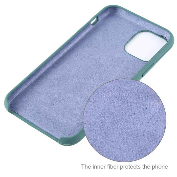 Solid Silicone Phone Case For iPhone 16 Plus(Black)