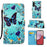 Colored Drawing Pattern Plain Weave Leather Phone Case, For Samsung Galaxy S24 Ultra 5G, For Samsung Galaxy S24+ 5G, For Samsung Galaxy S24 5G, For Samsung Galaxy A15, For Samsung Galaxy A05, For Samsung Galaxy A05s