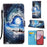 Colored Drawing Pattern Plain Weave Leather Phone Case, For Samsung Galaxy S24 Ultra 5G, For Samsung Galaxy S24+ 5G, For Samsung Galaxy S24 5G, For Samsung Galaxy A15, For Samsung Galaxy A05, For Samsung Galaxy A05s