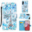 Colored Drawing Pattern Plain Weave Leather Phone Case, For Samsung Galaxy S24 Ultra 5G, For Samsung Galaxy S24+ 5G, For Samsung Galaxy S24 5G, For Samsung Galaxy A15, For Samsung Galaxy A05, For Samsung Galaxy A05s