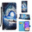 Colored Drawing Pattern Plain Weave Leather Phone Case, For Samsung Galaxy S24 Ultra 5G, For Samsung Galaxy S24+ 5G, For Samsung Galaxy S24 5G, For Samsung Galaxy A15, For Samsung Galaxy A05, For Samsung Galaxy A05s