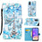 Colored Drawing Pattern Plain Weave Leather Phone Case, For Samsung Galaxy S24 Ultra 5G, For Samsung Galaxy S24+ 5G, For Samsung Galaxy S24 5G, For Samsung Galaxy A15, For Samsung Galaxy A05, For Samsung Galaxy A05s
