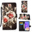 Colored Drawing Pattern Plain Weave Leather Phone Case, For Samsung Galaxy S24 Ultra 5G, For Samsung Galaxy S24+ 5G, For Samsung Galaxy S24 5G, For Samsung Galaxy A15, For Samsung Galaxy A05, For Samsung Galaxy A05s