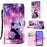 Colored Drawing Pattern Plain Weave Leather Phone Case, For Samsung Galaxy S24 Ultra 5G, For Samsung Galaxy S24+ 5G, For Samsung Galaxy S24 5G, For Samsung Galaxy A15, For Samsung Galaxy A05, For Samsung Galaxy A05s