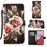 Colored Drawing Pattern Plain Weave Leather Phone Case, For Samsung Galaxy S24 Ultra 5G, For Samsung Galaxy S24+ 5G, For Samsung Galaxy S24 5G, For Samsung Galaxy A15, For Samsung Galaxy A05, For Samsung Galaxy A05s