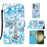 Colored Drawing Pattern Plain Weave Leather Phone Case, For Samsung Galaxy S24 Ultra 5G, For Samsung Galaxy S24+ 5G, For Samsung Galaxy S24 5G, For Samsung Galaxy A15, For Samsung Galaxy A05, For Samsung Galaxy A05s