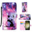 Colored Drawing Pattern Plain Weave Leather Phone Case, For Samsung Galaxy S24 Ultra 5G, For Samsung Galaxy S24+ 5G, For Samsung Galaxy S24 5G, For Samsung Galaxy A15, For Samsung Galaxy A05, For Samsung Galaxy A05s