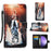Colored Drawing Pattern Plain Weave Leather Phone Case, For Samsung Galaxy S24 Ultra 5G, For Samsung Galaxy S24+ 5G, For Samsung Galaxy S24 5G, For Samsung Galaxy A15, For Samsung Galaxy A05, For Samsung Galaxy A05s