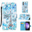 Colored Drawing Pattern Plain Weave Leather Phone Case, For Samsung Galaxy S24 Ultra 5G, For Samsung Galaxy S24+ 5G, For Samsung Galaxy S24 5G, For Samsung Galaxy A15, For Samsung Galaxy A05, For Samsung Galaxy A05s
