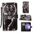 Colored Drawing Pattern Plain Weave Leather Phone Case, For Samsung Galaxy S24 Ultra 5G, For Samsung Galaxy S24+ 5G, For Samsung Galaxy S24 5G, For Samsung Galaxy A15, For Samsung Galaxy A05, For Samsung Galaxy A05s