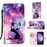 Colored Drawing Pattern Plain Weave Leather Phone Case, For Samsung Galaxy S24 Ultra 5G, For Samsung Galaxy S24+ 5G, For Samsung Galaxy S24 5G, For Samsung Galaxy A15, For Samsung Galaxy A05, For Samsung Galaxy A05s
