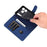 For iPhone 17 Pro Max AZNS Skin Feel Calf Texture Flip Leather Phone Case(Blue)