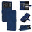 For iPhone 17 Pro Max AZNS Skin Feel Calf Texture Flip Leather Phone Case(Blue)