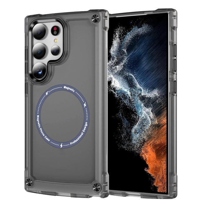Skin Feel TPU + PC MagSafe Magnetic Phone Case, For Samsung Galaxy S25 5G, For Samsung Galaxy S25+ 5G, For Samsung Galaxy S25 Ultra 5G, For Samsung Galaxy S24 Ultra 5G, For Samsung Galaxy S24+ 5G, For Samsung Galaxy S24 5G, For Samsung Galaxy S23 Ultra...