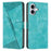 For iPhone 17 Dream Triangle Leather Phone Case with Lanyard(Green)