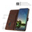 For iPhone 17 Dream Triangle Leather Phone Case with Lanyard(Brown)