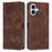 For iPhone 17 Dream Triangle Leather Phone Case with Lanyard(Brown)