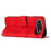 For iPhone 17 Air Dream Triangle Leather Phone Case with Lanyard(Red)