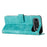 For iPhone 17 Air Dream Triangle Leather Phone Case with Lanyard(Green)