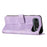 For iPhone 17 Air Dream Triangle Leather Phone Case with Lanyard(Purple)