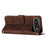 For iPhone 17 Air Dream Triangle Leather Phone Case with Lanyard(Brown)