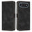 For iPhone 17 Air Dream Triangle Leather Phone Case with Lanyard(Black)