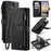 CaseMe C30 Card Slots Zipper Wallet Leather Phone Case