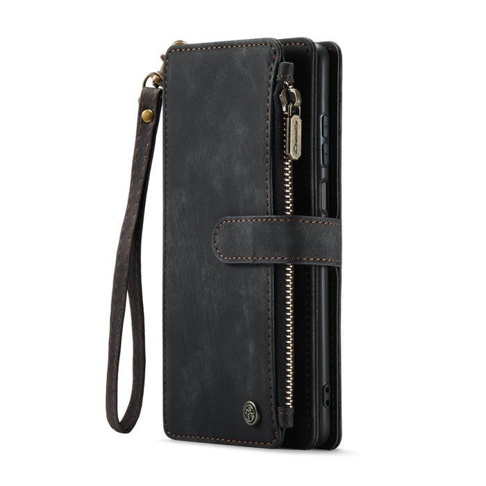 CaseMe C30 Card Slots Zipper Wallet Leather Phone Case