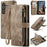 CaseMe C30 Card Slots Zipper Wallet Leather Phone Case