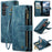 CaseMe C30 Card Slots Zipper Wallet Leather Phone Case