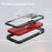 For iPhone 15 Pro RedPepper IP68 Waterproof MagSafe Phone Case(Black)
