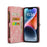 For iPhone 15 Plus CaseMe 008 Detachable Multifunctional Leather Phone Case(Pink)