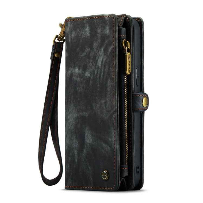 For iPhone 15 Pro Max CaseMe 008 Detachable Multifunctional Leather Phone Case(Black)
