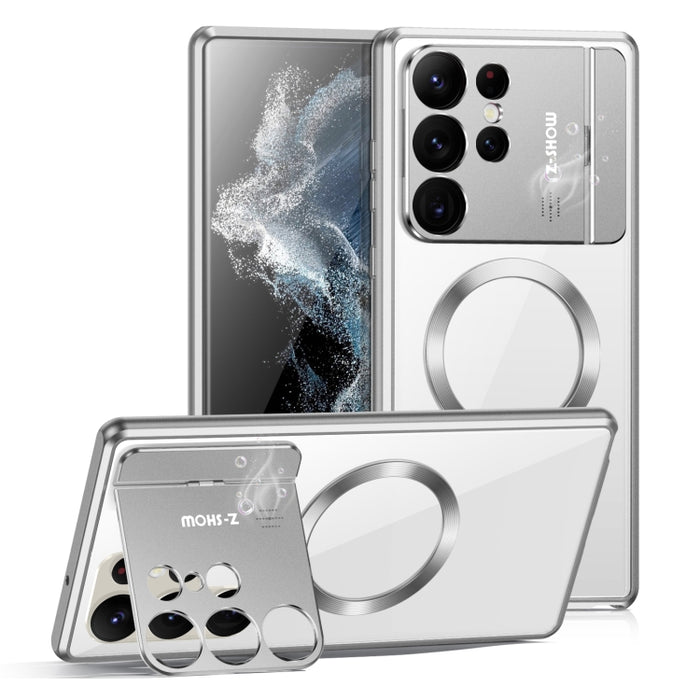 Aromatherapy Holder Single-sided MagSafe Magnetic Phone Case, For Samsung Galaxy S25 Ultra 5G, For Samsung Galaxy S24 Ultra 5G, For Samsung Galaxy S23 Ultra 5G, For Samsung Galaxy S22 Ultra 5G, For Samsung Galaxy S21 Ultra 5G