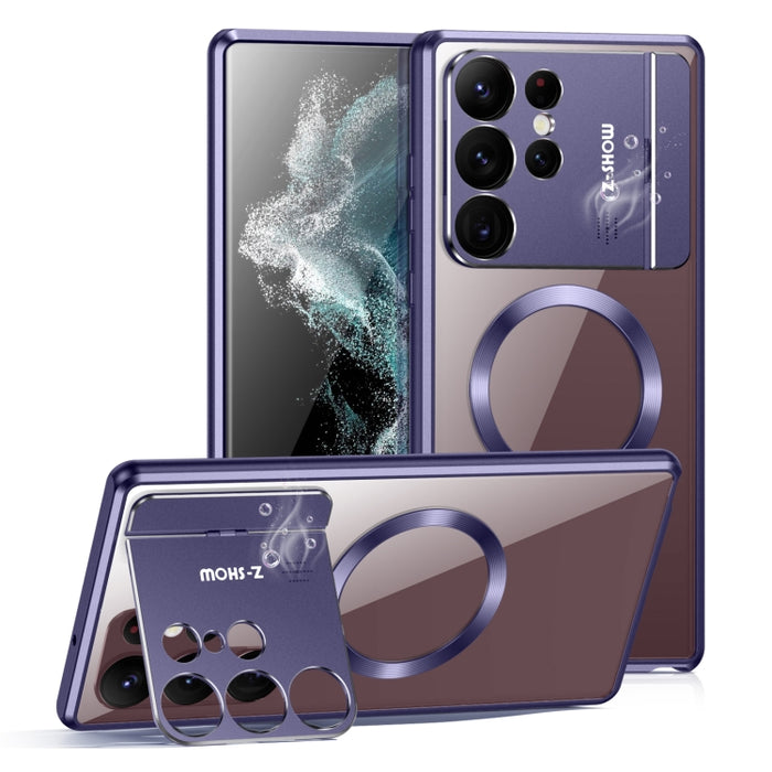Aromatherapy Holder Single-sided MagSafe Magnetic Phone Case, For Samsung Galaxy S25 Ultra 5G, For Samsung Galaxy S24 Ultra 5G, For Samsung Galaxy S23 Ultra 5G, For Samsung Galaxy S22 Ultra 5G, For Samsung Galaxy S21 Ultra 5G