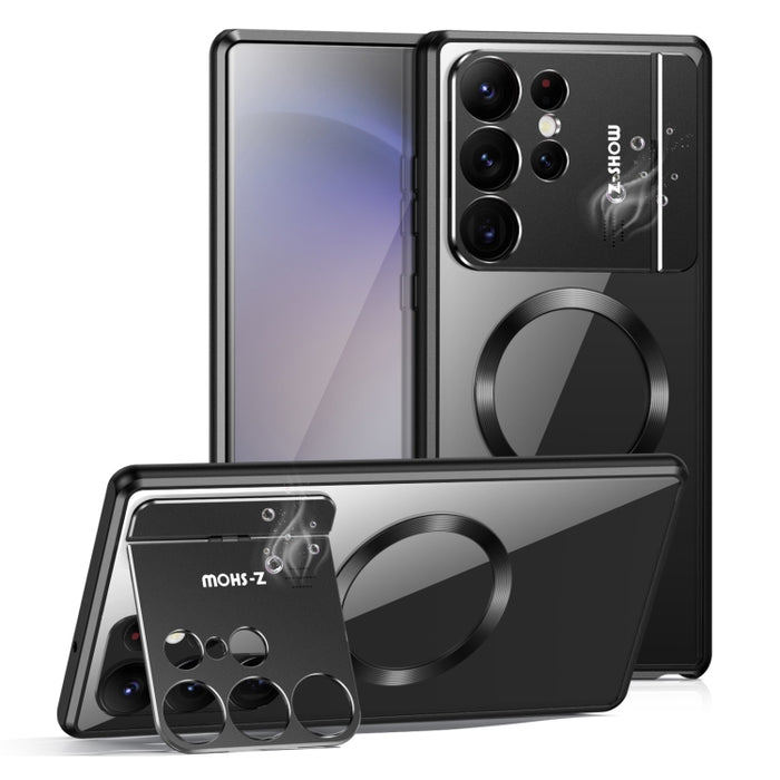 Aromatherapy Holder Single-sided MagSafe Magnetic Phone Case, For Samsung Galaxy S25 Ultra 5G, For Samsung Galaxy S24 Ultra 5G, For Samsung Galaxy S23 Ultra 5G, For Samsung Galaxy S22 Ultra 5G, For Samsung Galaxy S21 Ultra 5G