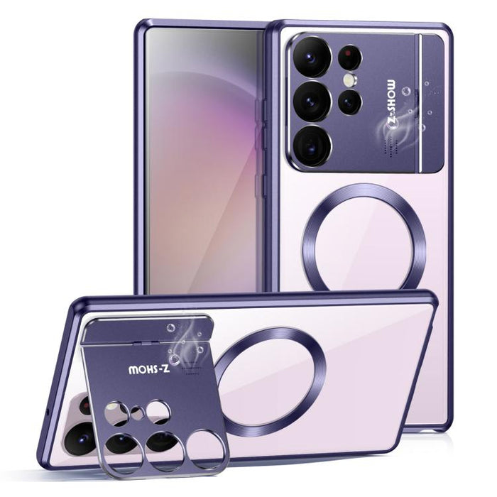 Aromatherapy Holder Single-sided MagSafe Magnetic Phone Case, For Samsung Galaxy S25 Ultra 5G, For Samsung Galaxy S24 Ultra 5G, For Samsung Galaxy S23 Ultra 5G, For Samsung Galaxy S22 Ultra 5G, For Samsung Galaxy S21 Ultra 5G