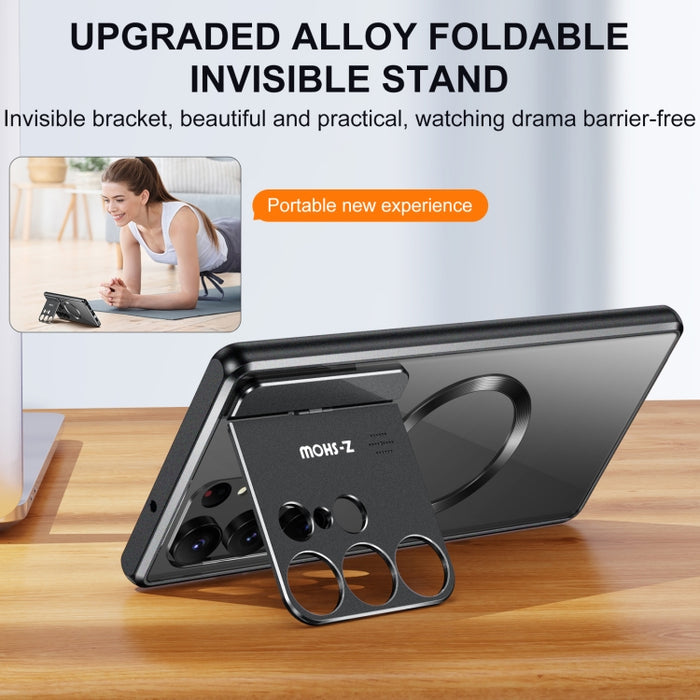 Aromatherapy Holder Single-sided MagSafe Magnetic Phone Case, For Samsung Galaxy S25 Ultra 5G, For Samsung Galaxy S24 Ultra 5G, For Samsung Galaxy S23 Ultra 5G, For Samsung Galaxy S22 Ultra 5G, For Samsung Galaxy S21 Ultra 5G